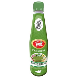 Tops  Premium Green Chilli Sauce Plastic Bottle 650g